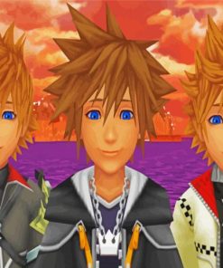 Kingdom Hearts Sora And Roxas Diamond Painting