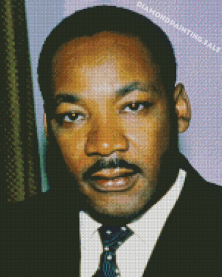 Martin Luther King Jr Illustration Diamond Painting