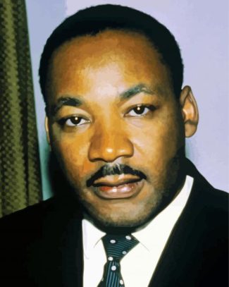 Martin Luther King Jr Illustration Diamond Painting