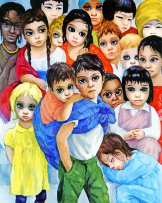 Our Children By Margaret Keane Diamond Painting