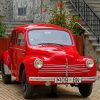 Red Vintage Car Italy Diamond Painting