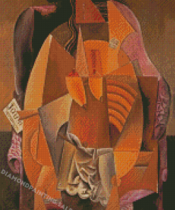 Woman In Chemise In Armchair Picasso Diamond Painting