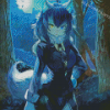 Anime Wolf Girl Diamond Painting