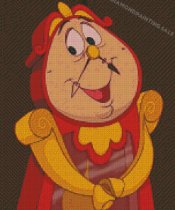 Beauty And The Beast Cogsworth Diamond Painting