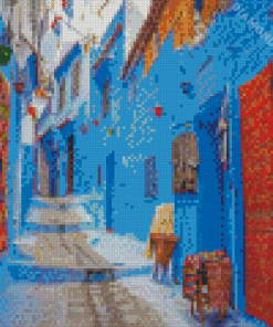 Chefchaouen The Blue City Diamond Painting