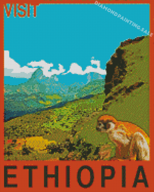 Ethiopia Poster Diamond Painting