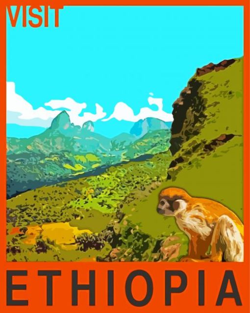 Ethiopia Poster Diamond Painting