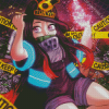 Fire Force Anime Girl Diamond Painting