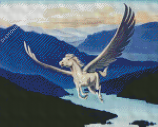 Flying Pegasus Diamond Painting
