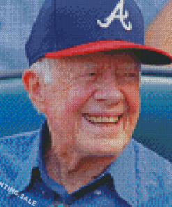 Former President Jimmy Carter Diamond Painting