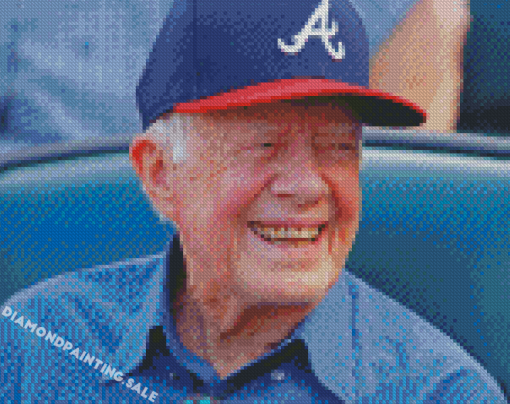 Former President Jimmy Carter Diamond Painting