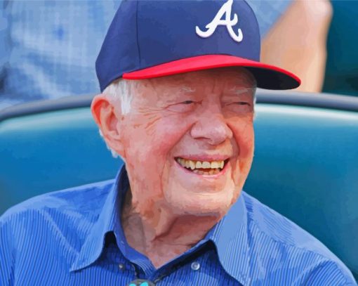 Former President Jimmy Carter Diamond Painting