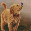 Golden Puppy Art Diamond Painting