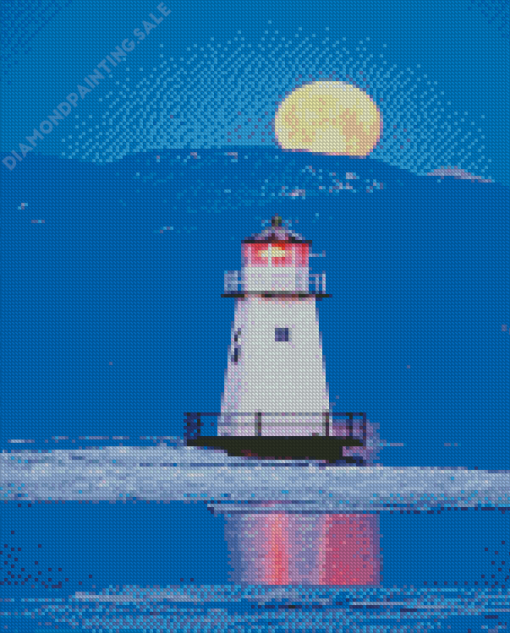 Lake Champlain Vermont Lighthouse Diamond Painting