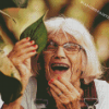 Laughing Old Woman Diamond Painting