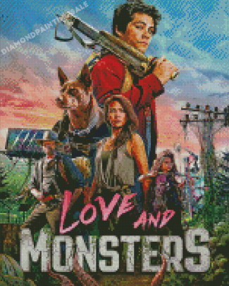 Love And Monsters Poster Diamond Painting