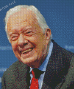 Old Jimmy Carter Diamond Painting