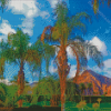 Palm Desert California Paradise Diamond Painting