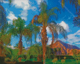 Palm Desert California Paradise Diamond Painting