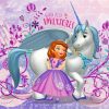 Princess Sofia With Unicorn Diamond Painting