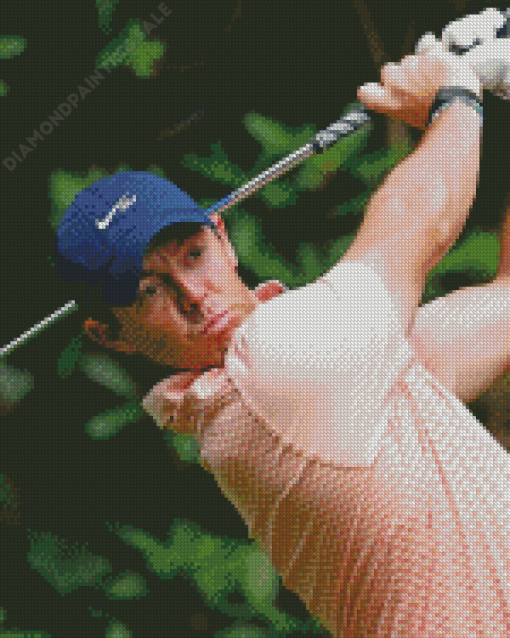 Rory Daniel McIlroy Golfer Diamond Painting