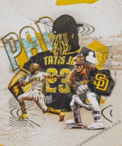 San Diego Padres Team Art Diamond Painting