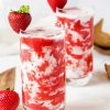 Strawberry Milk Drink Diamond Painting