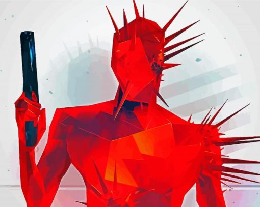 Superhot Video Game Diamond Painting