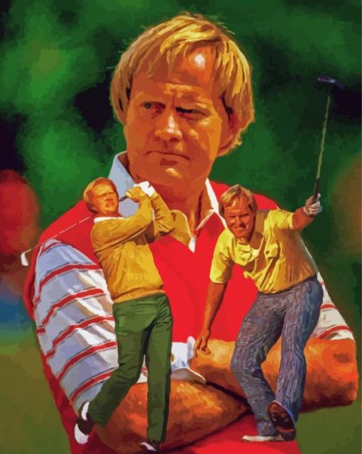 The Golfer Jack Nicklaus Diamond Painting