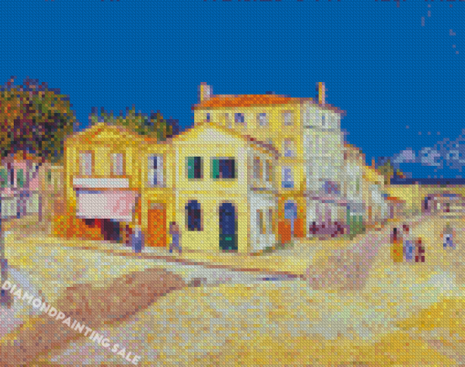 The Yellow House By Vincent Van Gogh Diamond Painting
