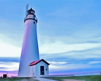 US Michigan Fort Gratiot Lighthouse Diamond Painting