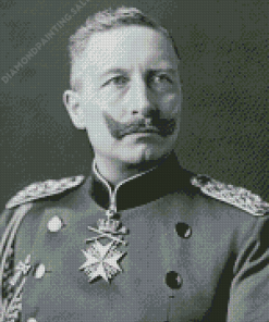 Black And White Kaiser Wilhelm II Diamond Painting