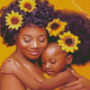 Black Mom And Daughter Photo Shoot Diamond Painting
