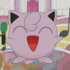 Jigglypuff Singing Diamond Painting