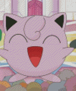 Jigglypuff Singing Diamond Painting