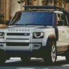 Grey Land Rover Diamond Painting