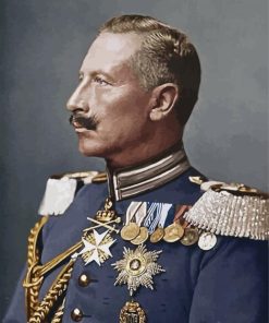 Kaiser Wilhelm Side Profile Diamond Painting