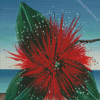 Lonely Pohutukawa Flower Art Diamond Painting