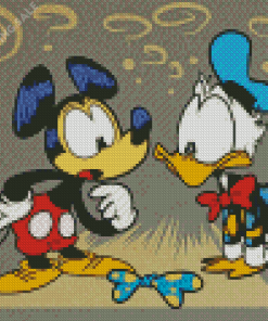 Mickey Mouse And Donald Duck Animation Diamond Painting