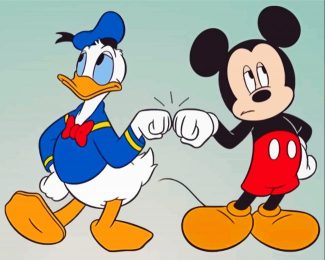 Mickey Mouse And Donald Duck Diamond Painting