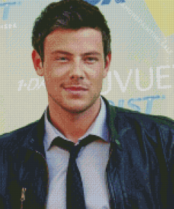 The Handsome Actor Cory Monteith Diamond Painting