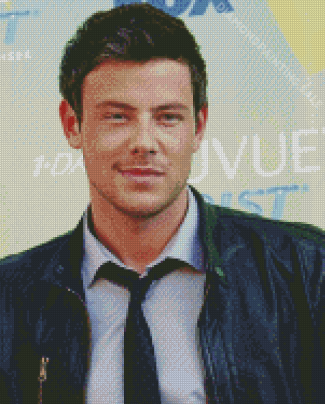 The Handsome Actor Cory Monteith Diamond Painting