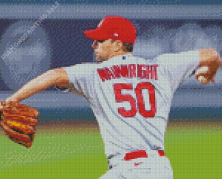 Adam Wainwright Player Diamond Painting
