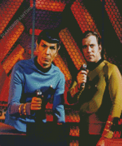 Captain Kirk Spock Star Trek Diamond Painting