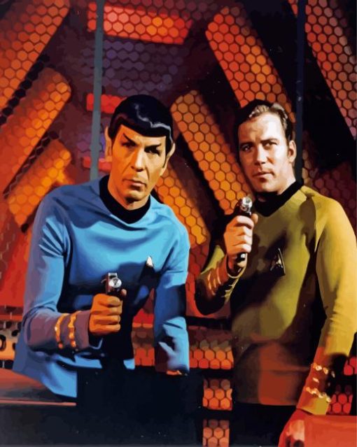 Captain Kirk Spock Star Trek Diamond Painting
