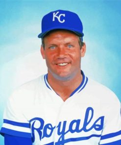 Former Baseball Player George Brett Diamond Painting