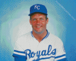 Former Baseball Player George Brett Diamond Painting