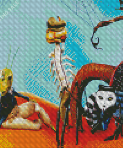 James And The Giant Peach Characters Diamond Painting