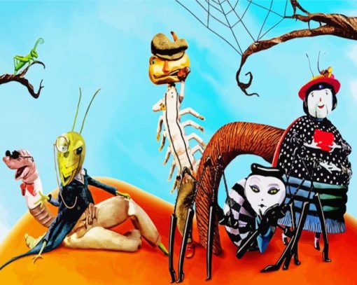 James And The Giant Peach Characters Diamond Painting