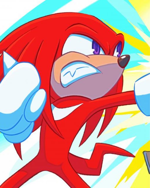Knuckles The Echidna Diamond Painting